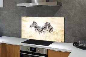 Szklany Panel Zebry na Afrykańskiej Równinie