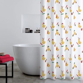 Zasłona prysznicowa 180x180 cm Christmas Quacker – Catherine Lansfield