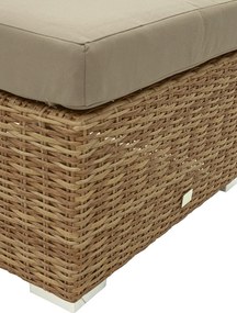 Zestaw rattanowy MALIBU dla 5 osób (beżowo-brązowy)