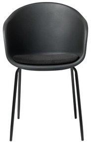 Czarne krzesło Unique Furniture Topley