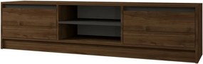 Stolik pod telewizor Olca Walnut and Anthracite