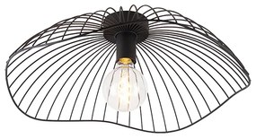 Designerska lampa sufitowa czarna 50 cm - Pua