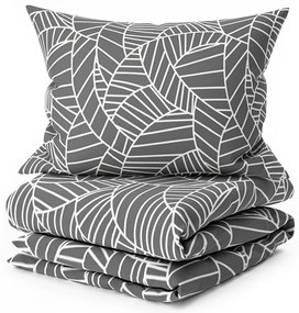 PrzytulneMieszkanie.pl PrzytulneMieszkanie.pl Pościel z mikrofibry CHARCO szara Rozmiar pościeli: 70 x 90 cm | 140 x 200 cm