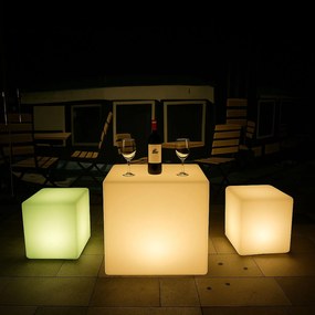 Świecąca kula LED 50 cm – 18 RGB + 12 białe