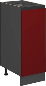 Szafka apteczna czerwony 30x46x81.6 r-line