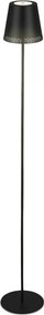 Briloner 1438015 - LED ściemniana lampa stojąca KIKI 4,3W/5V IP44 2600 mAh czarna