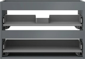 Mexen Box-A korpus szafki podumywalkowej 70 cm, 2 szuflady, grafit mat - 91AX0-0700-470-2-66