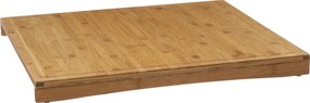 Bambusowa deska do krojenia z rantem, 52 x 58 cm