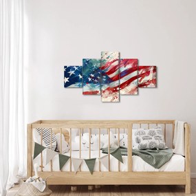 Obraz - Flaga USA (125x70 cm)
