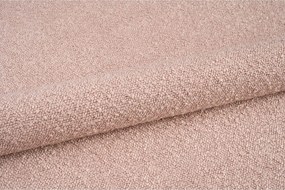 Jasnoróżowa sofa z materiału bouclé 210 cm Essen – Cosmopolitan Design