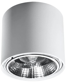 Biała lampa sufitowa Sollux Luigi