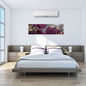 Obraz - Teksturowanie abstrakcji (170x50 cm)