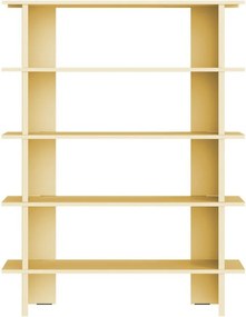 Żółty metalowy regał 120x156x37 cm Hes – noo.ma