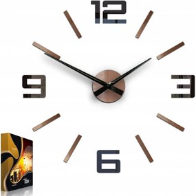 Zegar ścienny naklejany duży nowoczesny akrylowy na ścianę do kuchni salonu