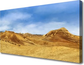 Obraz drukowany na płótnie Piaszczyste Wzgórza Pustyni