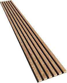 Akustyczne panele lamelowe 2 szt. fornir dębowy M5-P60