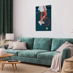 Plakat Tenisistka 40x60 cm bez ramy bez marginesu ARTGEIST B