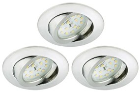 Briloner 8317-039-ZESTAW 3x LED Ściemnialne oświetlenie łazienkowe LED/5,5W/230V IP23