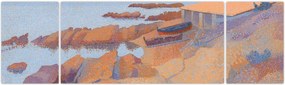 Obraz - Henri Edmond Cross, Calanque des Antibois, reprodukcje (170x50 cm)