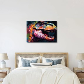 Obraz - Dinozaur, malarstwo (70x50 cm)