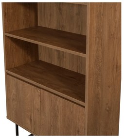 Regał w dekorze orzecha 80x182 cm Rodez – Kalune Design