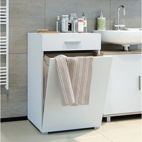 Szafka łazienkowa biały 50x45x78.5 matteo