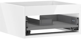 Mexen Box-A korpus szafki podumywalkowej 50 cm, 1 szuflada, biały połysk - 91AX0-0500-235-1-00