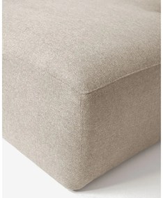 Beżowy narożnik (prawostronny) Blok – Kave Home