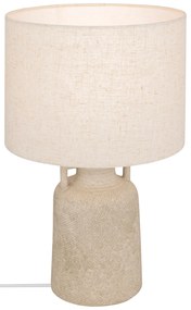 Lampa stołowa z kamionkową podstawą GIBUS, Ø 28 x 45,5 cm