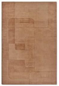Brązowy wełniany dywan tkany ręcznie 120x170 cm Charlotte – Villeroy&amp;Boch