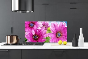 Szkło Ozdobne do Kuchni Bukiet Letnich Kwiatów