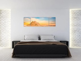 Obraz egipskich piramid (170x50 cm)