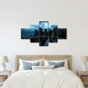 Obraz  - Widok na drapacze chmur Nowego Jorku (125x70 cm)