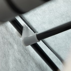 HOMCOM Szafa z tkaniny Składana z 8 poziomami i drążkami na ubrania Praktyczne przechowywanie | Aosom PL