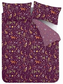 Fioletowa pościel dwuosobowa 230x220 cm Enchanted Twilight – Catherine Lansfield