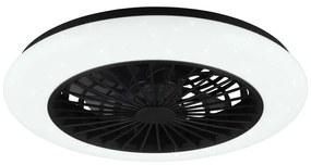 Lampa sufitowa LED w kolorze matowej czerni Stralsund – Trio