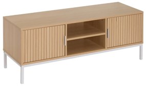 Szafka pod TV w dekorze dębu w naturalnym kolorze 120x45x40 cm Mid-Lines – Casa Selección