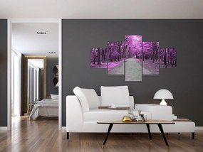 Obraz - Ścieżka przez park (125x70 cm)