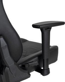 Fotel gamingowy Apex - ergonomiczny fotel dla graczy ekoskóra, czarny