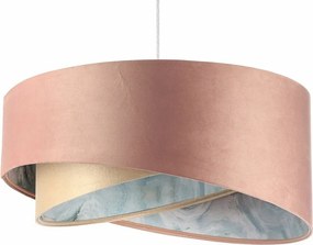 Lampa wisząca ROSE GOLD różowa/beżowa