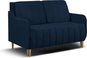 Sofa kanapa 2 os z funkcją spania BEST Granatowy