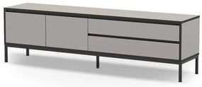 Szarobeżowa szafka pod TV 180x55 cm Lorenza – Marckeric