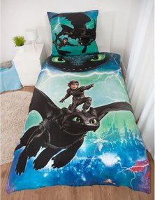 Herding Bawełniana pościel Dragons, 135 x 200 cm, 80 x 80 cm