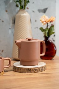 Dzbanek do herbaty z filiżanką NATURAL, 800 ml