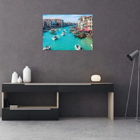 Obraz na szkle  - Canal Grande, Wenecja, Włochy (70x50 cm)