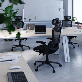 Ergonomiczny fotel do pracy w biurze Diablo V-Light czarny