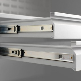 Szafa narzędziowa SZYMON, 920 x 1850 x 500 mm, szara