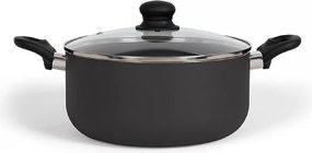 Rondel Aluminiumowa z Powłoką Antyadhezyjną Livoo 24cm z Pokrywką MEP150N