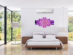 Szczegółowy obraz kwiatu (125x70 cm)