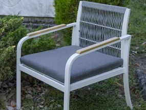 Krzesło Ogrodowe Aluminiowe Fotel Na Balkon Taras Patio